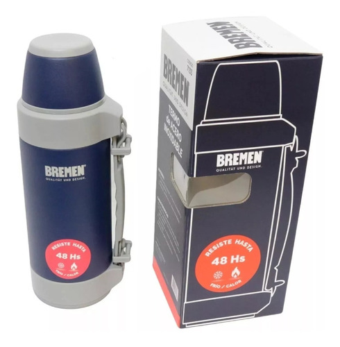 Termo Acero Inoxidable 1,2 L Resiste 48hs Bremen 7133 Matero