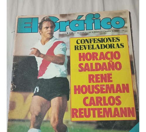 Revista El Grafico 13/7/1976 #2962 Locche Monzon River Boca