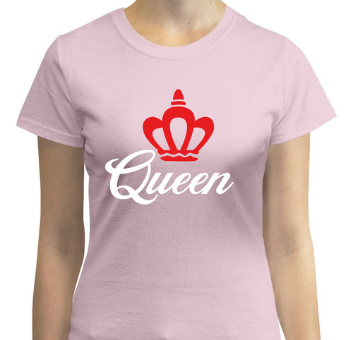 Playera Diseño Para Parejas Enamoradas - Corona Queen - Amor