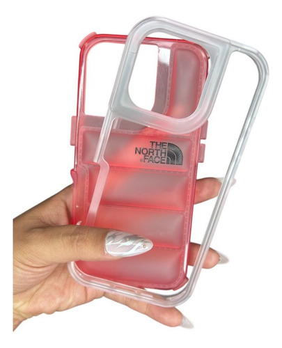 Funda Case The North Face Mate Para Iphone 2 En 1 Rojo Iphone 11 Pro Max