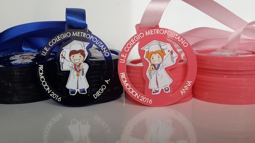 Medallas En Acrilico De 6cm, Premiación, Eventos Con Cinta
