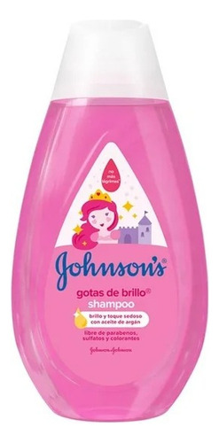 3 Pza Shampoo Johnson's Gotas De Brillo Baby 750 Ml