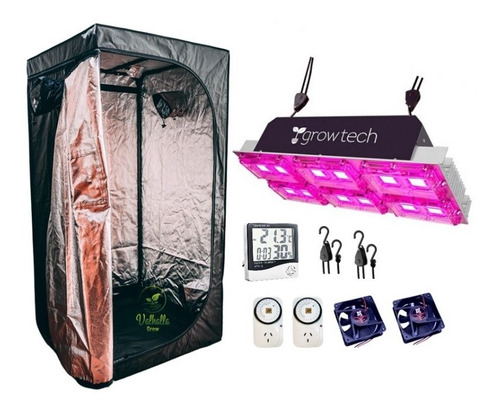 Combo Completo Cultivo Indoor 1x1x2 Growtech 600w Valhalla