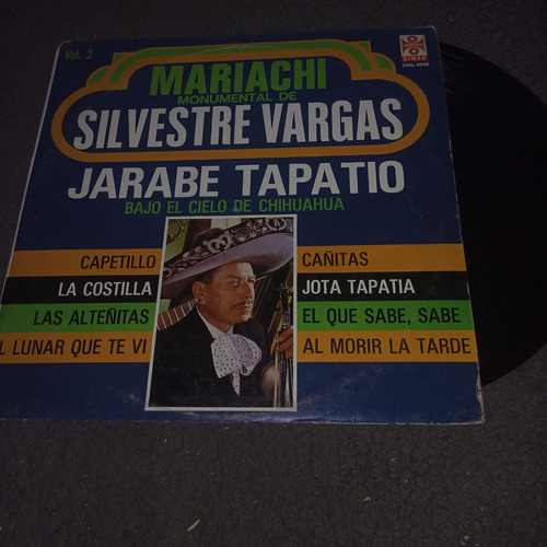 Mariachi Monumental De Silvestre Vargas Lp Vinil Dimsa 1975 