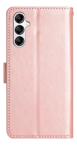 Funda De Piel Con Ranura Tipo Cartera Para Teléfono Xiaomi, Oro Rosa