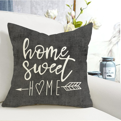 4Pcs Fundas De Cojín De 45x45cm, Funda de Almohada De Sofá Moderno Geométricas,Impresión De Doble Cara,Color Gris