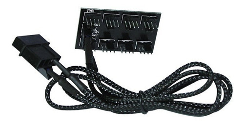 Cable Chasis Ventilador Cpu Hub 8x 4pin Pwm Ide Molex