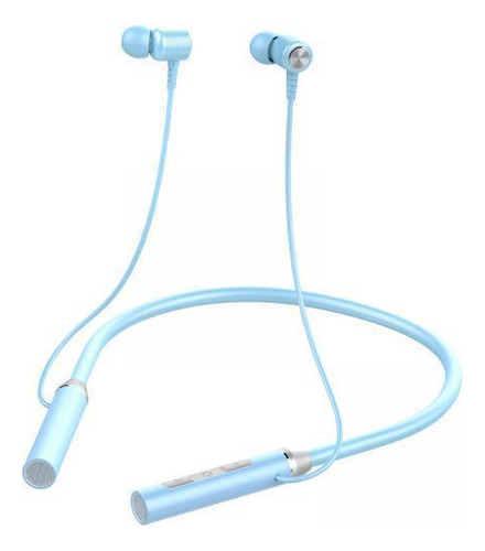 2 Wireless Neckband Headphones Headset Built In Azul
