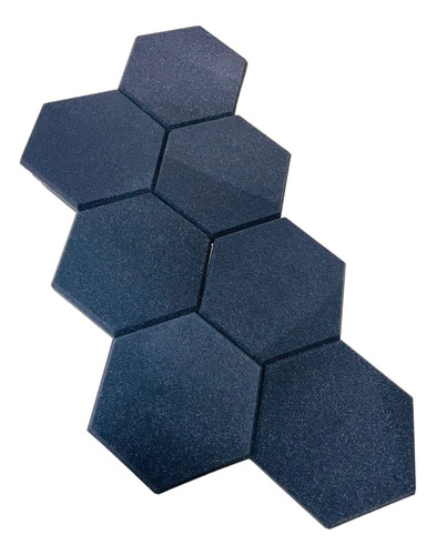 Espuma Acústica Hexagonal C/10 Und 30cm X 3,5cm Lisa