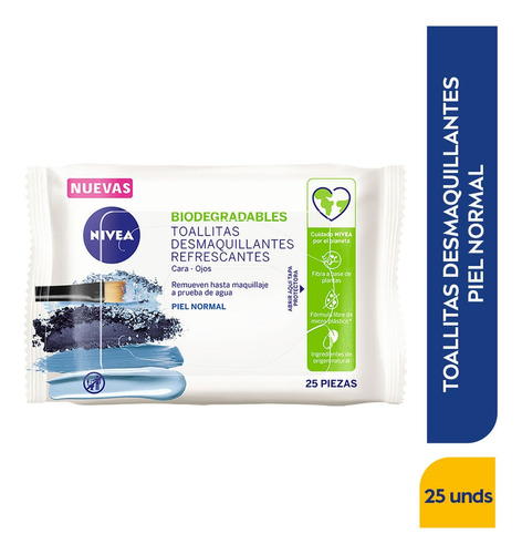 Toallitas Desmaquillantes Nivea Piel Normal X 25und