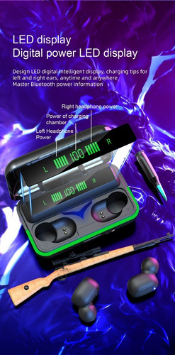 Auriculares Inalámbricos Bluetooth 5.1 Gamer E10 - Auricul