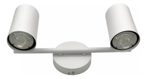 Aplique Memo 2 Luces Blanco Para Gu10 Led Candil