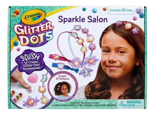 Glitter Dots Salon   Clips Craft,  S, Regalo Para Niño...