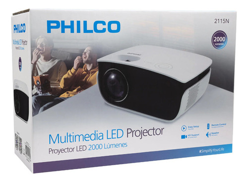 Proyector Philco 2000 Lumenes 2115n