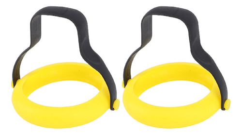 Egg Ring, 2 Unidades, Mango De Nailon De Silicona Resistente