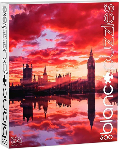 Rompecabezas Big Ben Londres 500 Piezas Blanc Puzzle