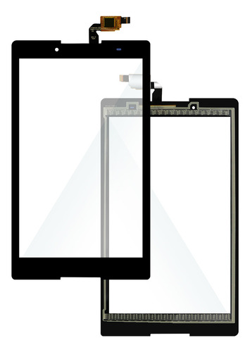 Touch Táctil Slim Company Compatible Con Lenovo Tab 2 A8-50 A850lc A5500-h A5500-hv Color Negro
