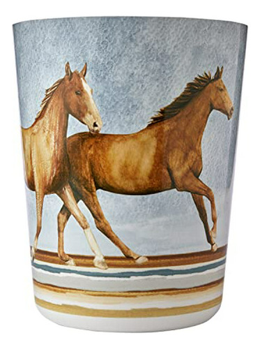 Papelera Country Horse Brown