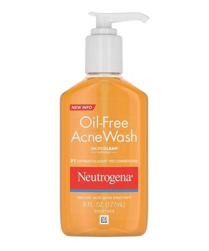 Neutrogena Oil-free Acne Wash De 6 Onzas