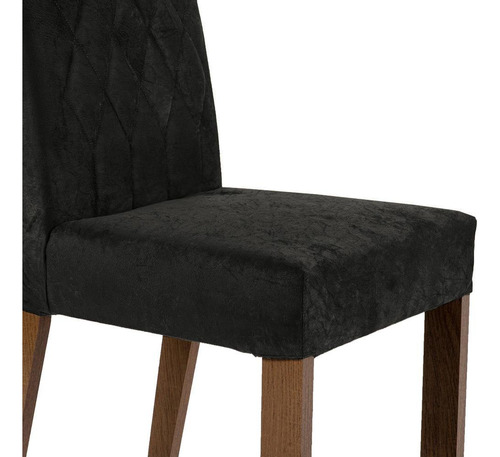 Kit 4 Cadeiras De Jantar Estofada 4256 Madesa