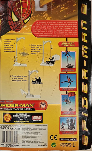 Spider Man With Villain Trapping Action