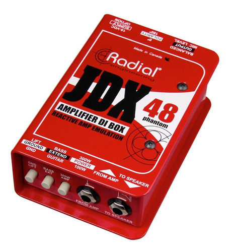 Radial Jdx 48 - Activo Para Amplificador De Guitarra Directo