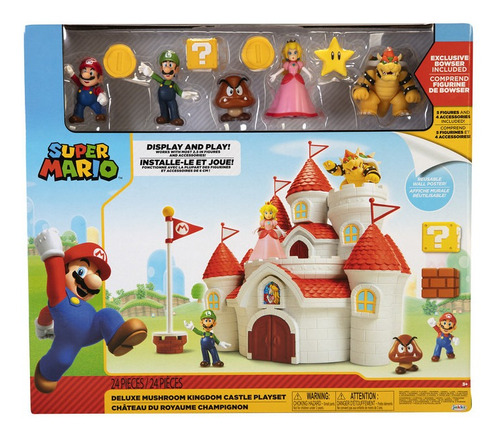 Mario Bros Nintendo Castillo Mushroom Kingdom