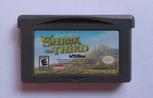 Shrek The Third Gameboy Advance  Gba (Reacondicionado)