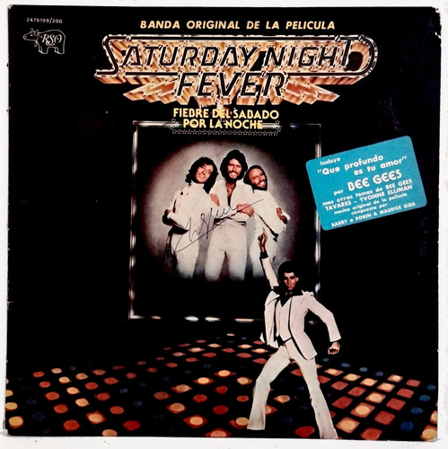 Saturday Night Fever Bee Gees Y Otros - Vinilo Doble U.s.a.