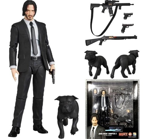 Figura John Wick Versión Mafex Ko