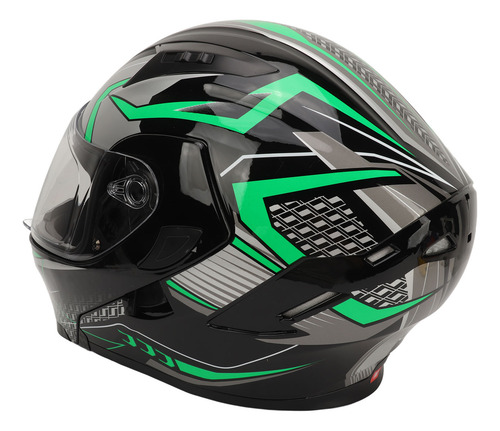 Casco Abatible Para Motocicleta Con Gafas Spoiler Casco De