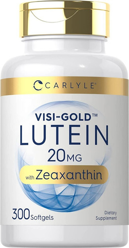 Luteina 20mg Con Zeaxantina Carlyle 300 Softgels Eeuu