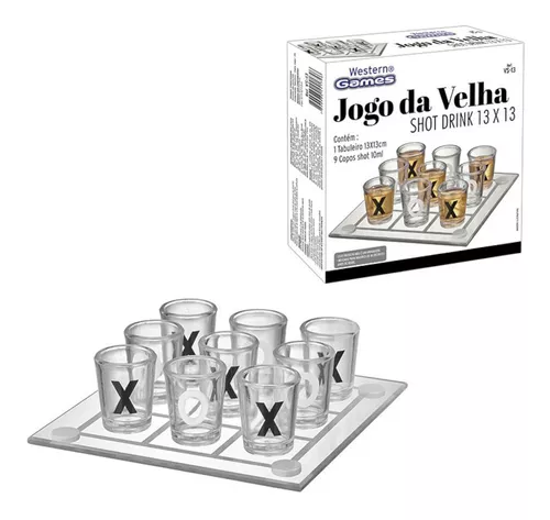 Jogo Da Velha Shot Drinks Com Copinhos Jogos Adultos Etílico