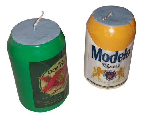 Vela Pastel .:: Lata Bote Cerveza Dos X Modelo V1 ::. C/2