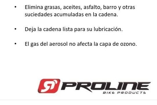 Imagen 7 de 8 de Lubricante Con Teflón Para Cadena De Bicicleta + Limpiador