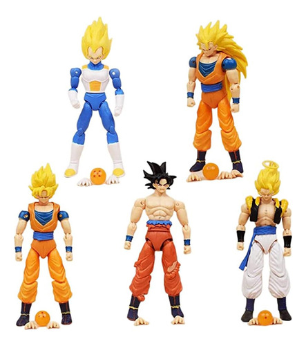 Subvers Figura De Accion De Goku De 6 Pulgadas Con Accesorio