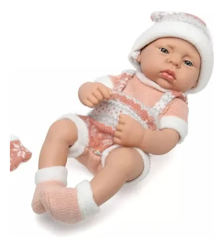 Muñeca Baby So Lovely Recién Nacida 30cm Ropa Dorada 18m+