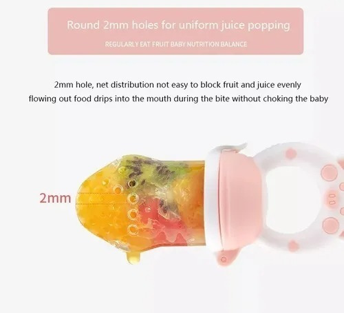 Chupete Bebe Premium Alimentador Frutas Y Verduras Crianza