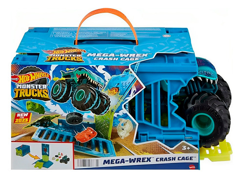 Hot Wheels Monster Trucks Mega-wrex Caixa De Choques Mattel