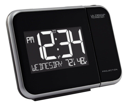 Reloj Despertador De Proyección Con Temperatura