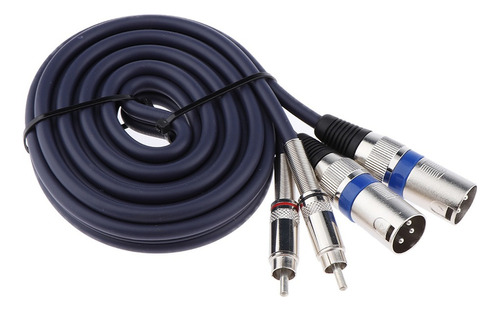 Nihay Cable Xlr Macho Doble A Macho Rca Doble