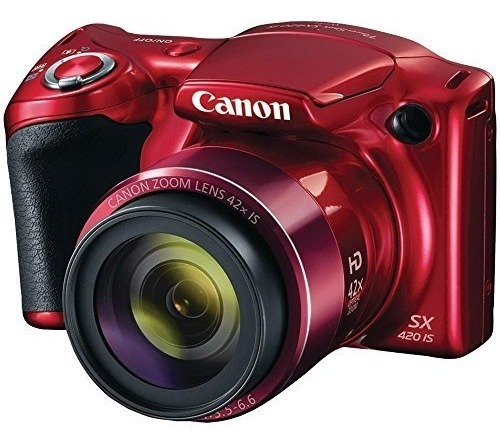 Canon Powershot Sx420 Red Cámara 20mp 42x Wi-fi Bluetooth 