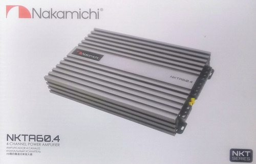 Amplificador De 4 Canales. Nakamichi. Nkta60.4. 60w Rms X C.