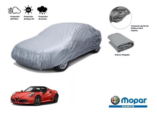 Forro Funda Cubreauto Afelpada Alfa Romeo 4c Spider 16-18