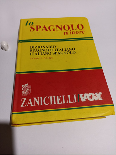 Diccionario Italiano Español Italianolo Spagnolo Minore