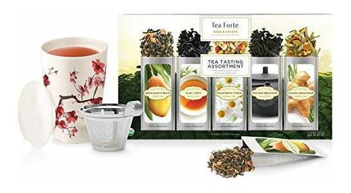 Tea Forte Kati Taza Infusor De Té, Flores De Cerezo + Paque