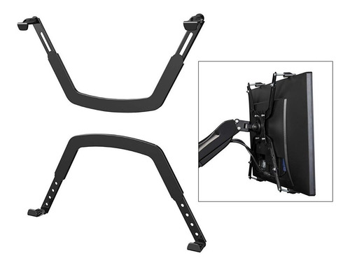 Imagen 3 de 9 de Soporte Escritorio F80 Nuevo 17 A 30 + Adaptador Vesa Fp1