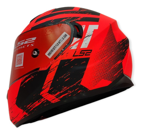 Casco Ls2 Ff 320 Evo Hunter Neg Nar Fluor