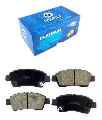 Pastillas De Freno Delantera Toyota Yaris 1.3 2000 - 2005