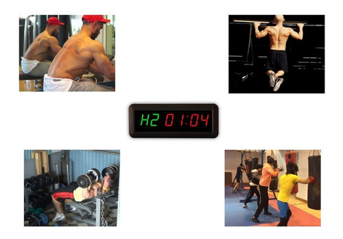 Crossfit Temporizador Reloj Pared Cronometro Intervalos